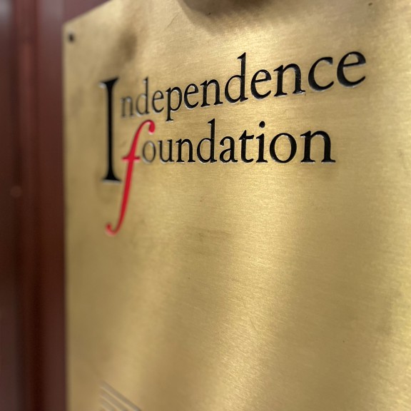 Front door to Independence Foundation